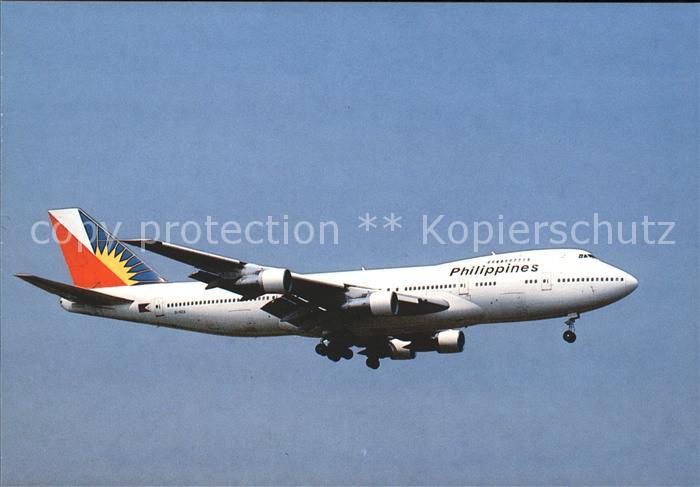 Flugzeuge Zivil Philippines Boeing 747 EI-BZA