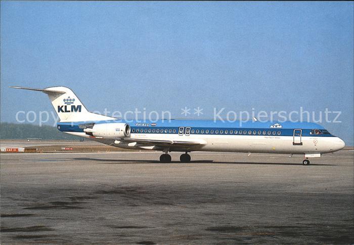 Flugzeuge Zivil KLM fokker 100 PH-KLC