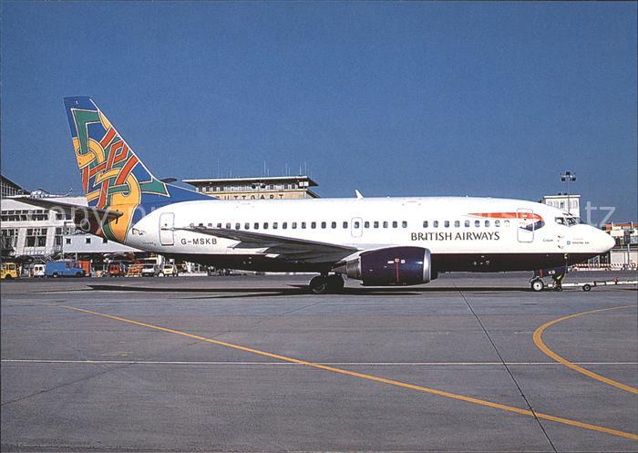 Flugzeuge Zivil British Airways Colum col. Boeing B-737-5L9 G-MSKB c/n 24928/196