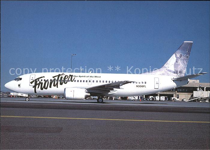 Flugzeuge Zivil Frontier Rabbit col. B-737-36N N306FL c/n 28563/2921