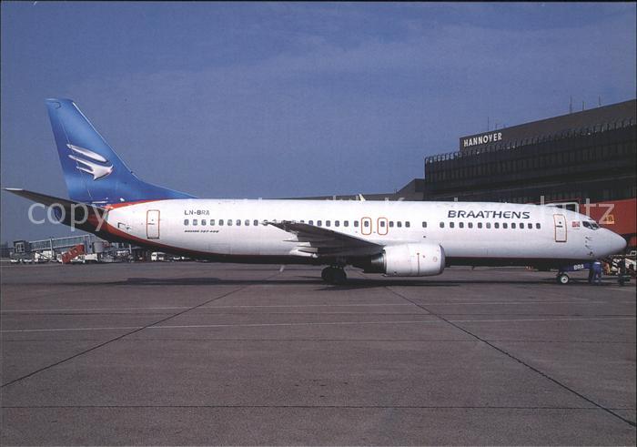 Flugzeuge Zivil Braathens Boeing 737-405 LN-BRA