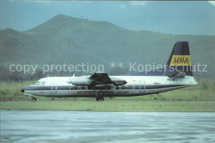 Flugzeuge Zivil MNA Merpati F27-600 PK-MFO c/n 10435