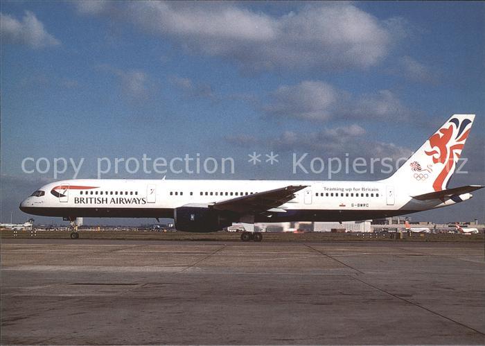 Flugzeuge Zivil British Airways Teaming up for Britain B-757-236 G-BMRC c/n 2407