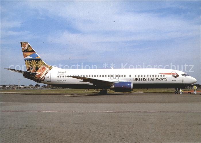 Flugzeuge Zivil British Airways Grand Union col. B-737-400 G-DOCH