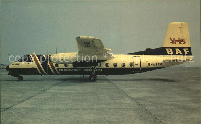 Flugzeuge Zivil Guernsey Airlines Handley Page Herald G-ASVO