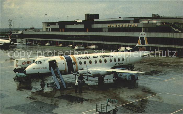 Flugzeuge Zivil Jersey Air Ferries Vickers Viscount G-AOYP