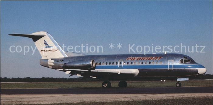 Flugzeuge Zivil Piedmont Airlines Fokker F28-1000N 273N c/n 11106