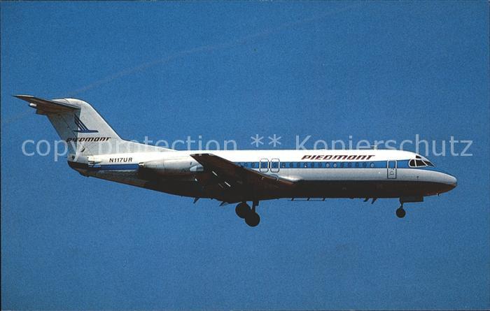 Flugzeuge Zivil Piedmont Airlines Fokker F-28-4000 N117UR c/n 11222