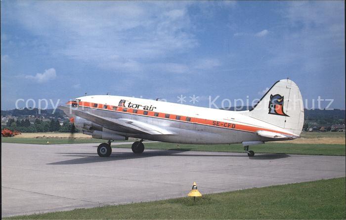 Flugzeuge Zivil Tor-Air Curtiss C-46C Super Commando SE-CFD c/n 26713