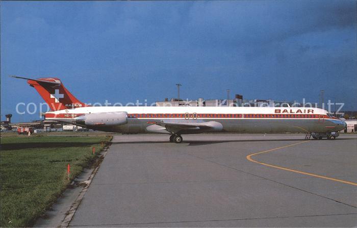 Flugzeuge Zivil Balair McDonnell Douglas MD-82 HB-INW c/n 49569/1405