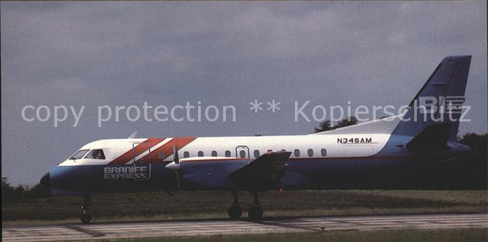 Flugzeuge Zivil Braniff Express Air Midwest Saab SF340AM
