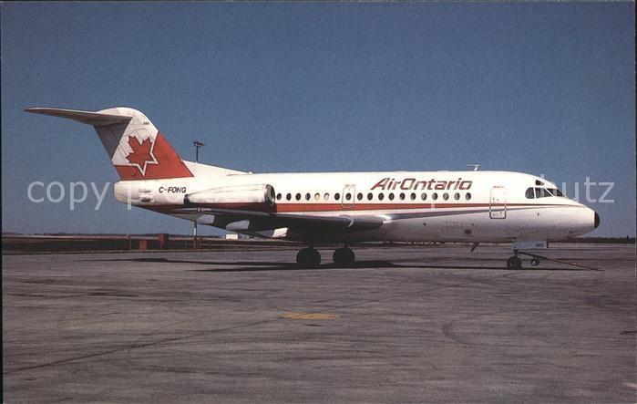 Flugzeuge Zivil Air Canada Connetor Air Ontario Fokker F28-1000 C-FONG c/n 11070