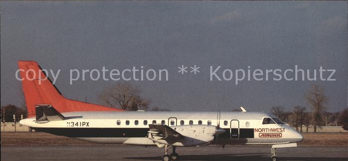 Flugzeuge Zivil Northwest Airlink Express Airlines I Saab SF340A N34IPX