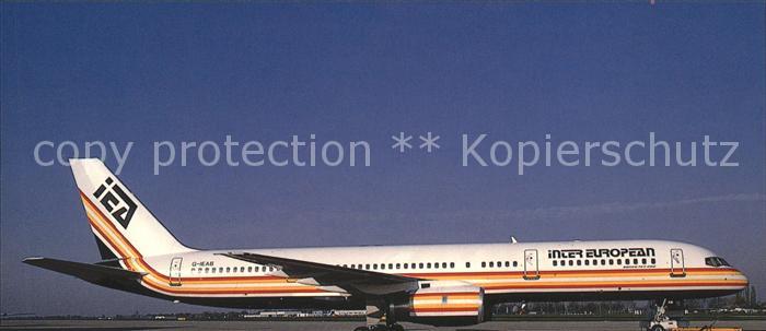 Flugzeuge Zivil Inter European Airways Boeing 757-23A c