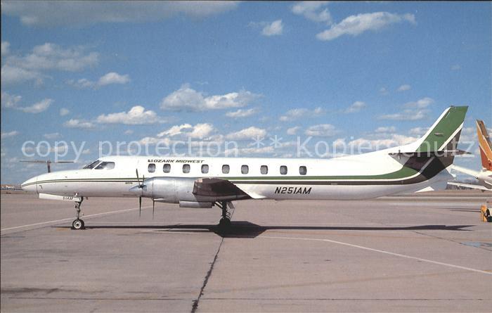 Flugzeuge Zivil Ozark Midwest Swearingen Metro II N251AM c/n TC-376