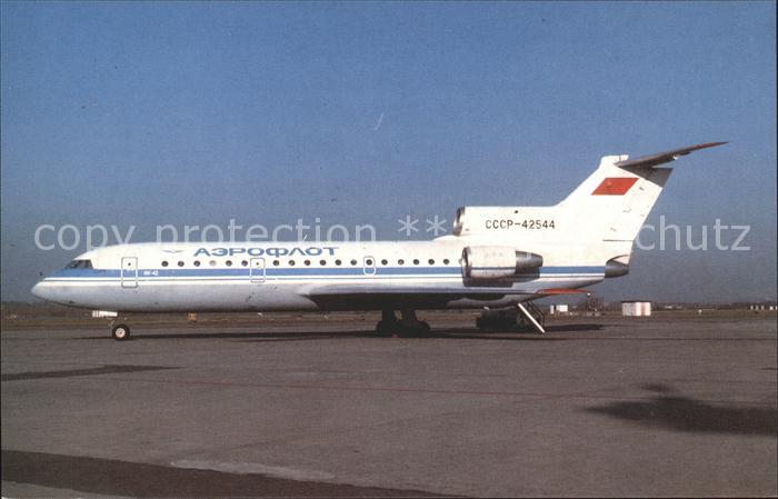 Flugzeuge Zivil Aeroflot Yak-42 CCCP-42544 c/n unknown