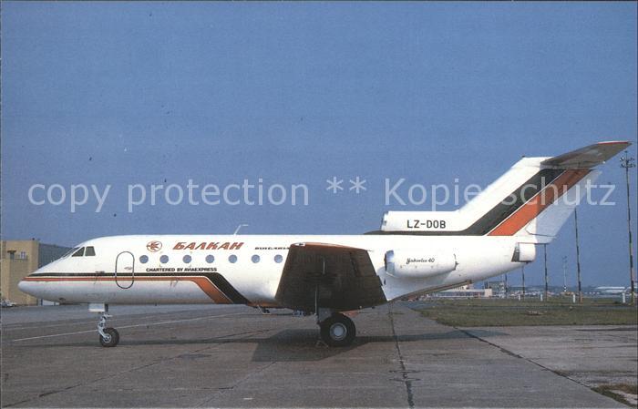 Flugzeuge Zivil Aviaexpress Balkan Yak-40 LZ-DOB c/jn 9340432