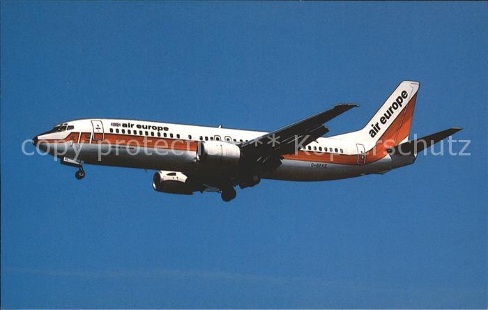 Flugzeuge Zivil Air Europe Boeing 737-4S3 G-BPKE MSN 24167