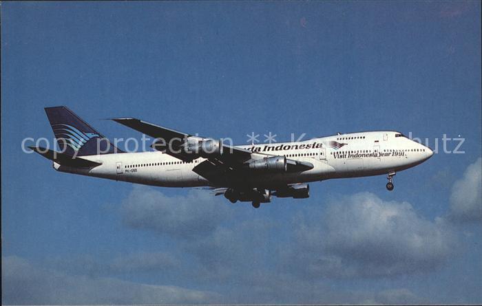 Flugzeuge Zivil Garuda Indonesian Airways P.T. Boeing 747-2U3B PK-GSD MSN22249