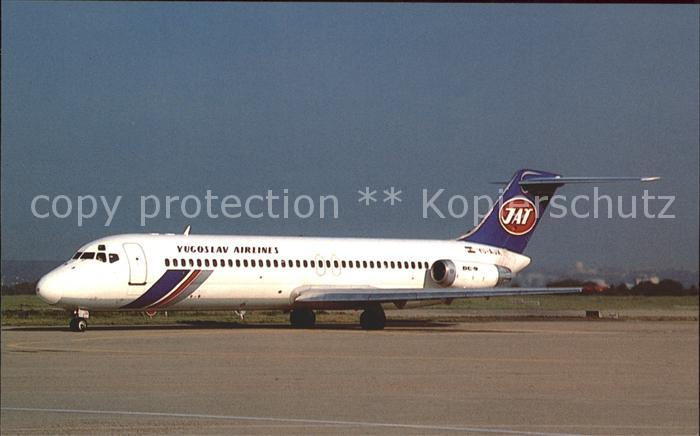 Flugzeuge Zivil JAT Yugoslav Airlines McDonnell Douglas DC-9-32 YU-AJK MSN 47568