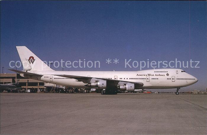 Flugzeuge Zivil America West Airlines Boeing 747-206B c/n 20398 N534AW