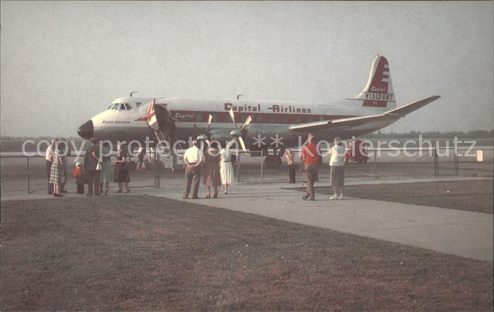 Flugzeuge Zivil Capital Airlines Viscount 745D N7452 MSN 208
