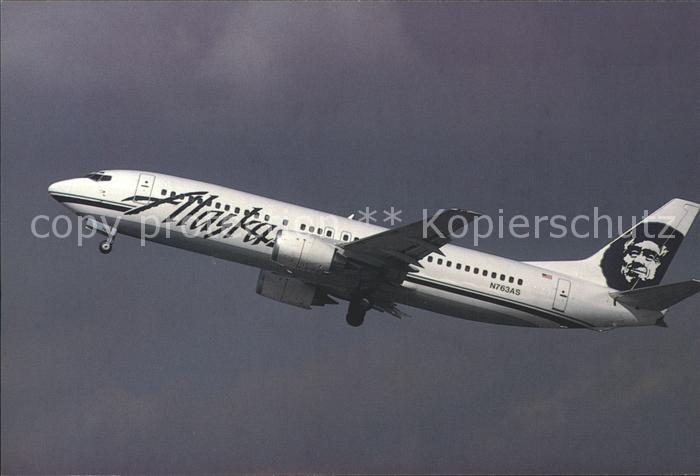 Flugzeuge Zivil Alaska Airlines Boeing B-737-4Q8 N763AS MSN 25100