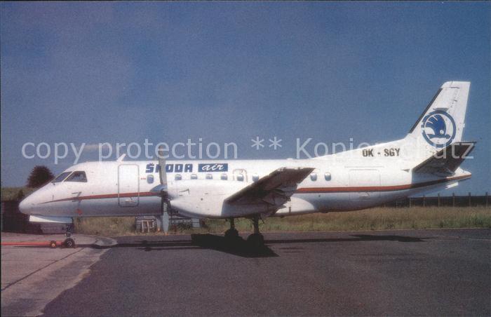 Flugzeuge Zivil SKoda Air Saab SF 340A OK-SGY c/n 340A-087