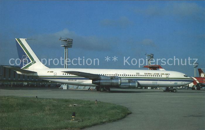 Flugzeuge Zivil Sierra Leone Airlines Boeing 707-323C JY-AEB
