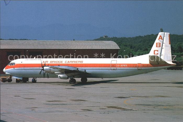 Flugzeuge Zivil Air Bridge Carriers BAe Vickers Vanguard 953C G-APES c/n 721