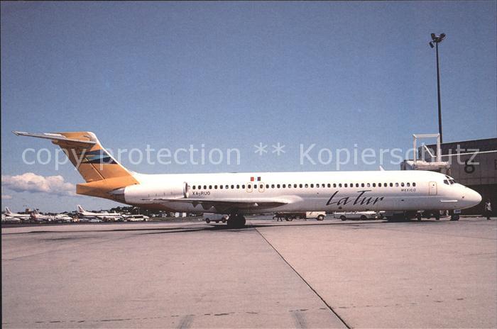 Flugzeuge Zivil La Tur Airlines McDonnell Douglas MD87 cn 49673/1508 XA-RUO ex 9