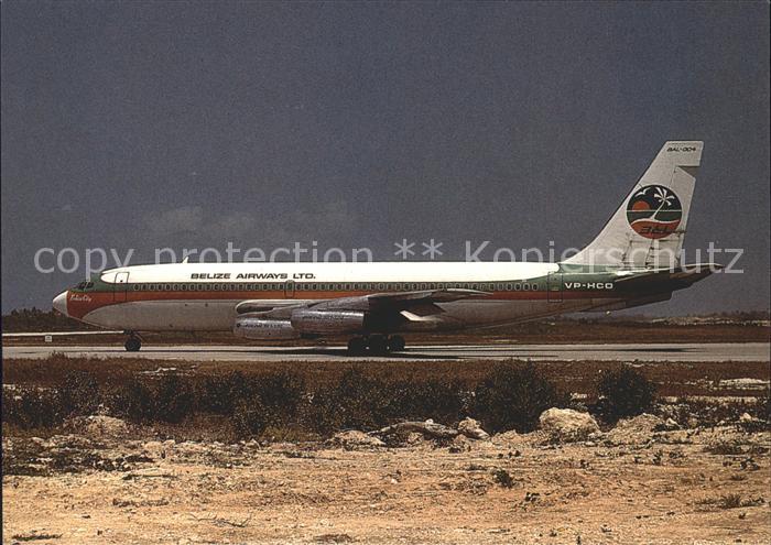 Flugzeuge Zivil Belize Airways Boeing 720 VP-HCO