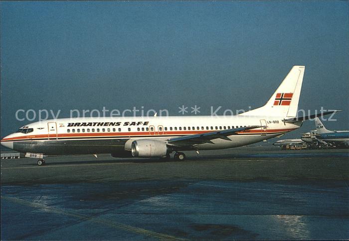 Flugzeuge Zivil Braathens Safe Boeing 737-405 LN-BRB