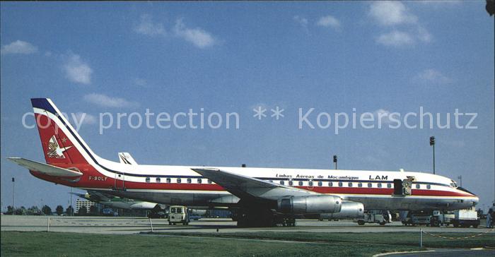 Flugzeuge Zivil LAM Linhas Aereas de Mocambique DC-8-6 F-BOLF c/n 45918/353