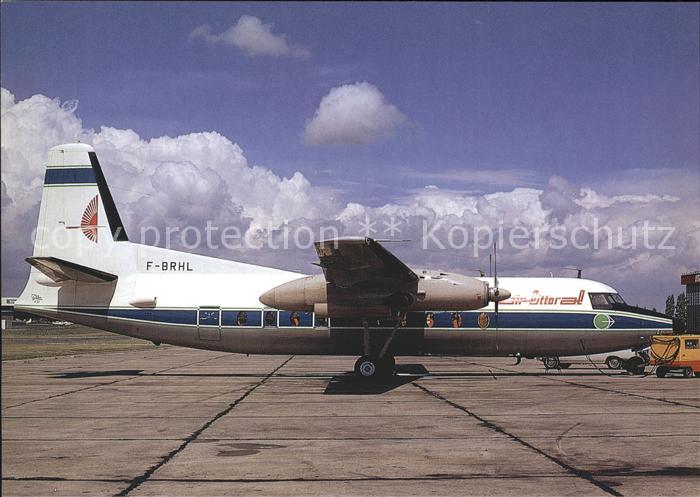 Flugzeuge Zivil Air Littoral Fokker F27 Mk.200 F-BRHl c/n 10137