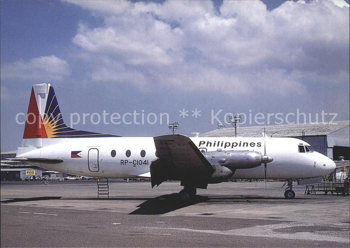 Flugzeuge Zivil Philippines HS-748-222-2A RP-C1041 c/n 1588