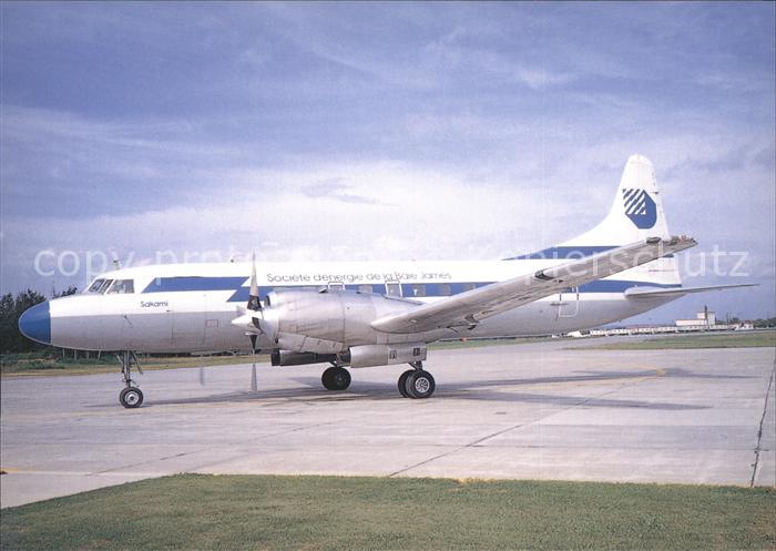 Flugzeuge Zivil Societe d energie de la Baie James Convair 580 C-GFHB c/n 38