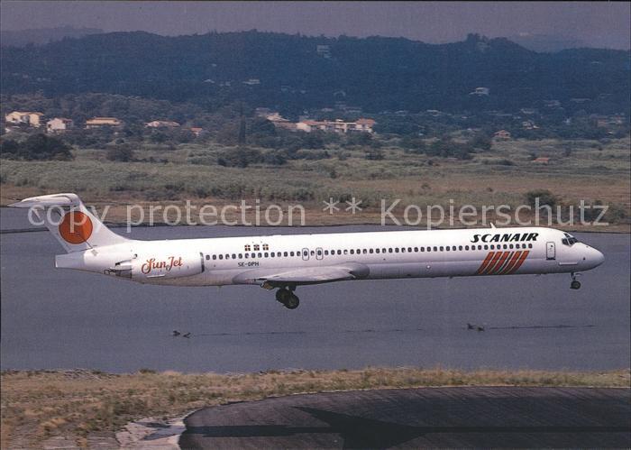 Flugzeuge Zivil Scanair Sunjet MD-83 SE-DPH c/n 49663/1437