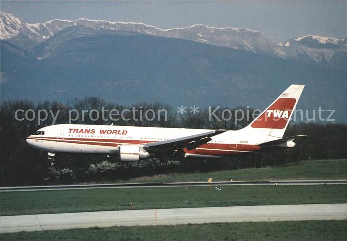 Flugzeuge Zivil TWA Trans World Boeing 767-231 ER N610TW