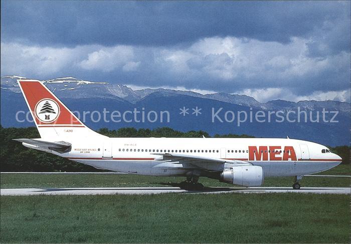 Flugzeuge Zivil MEA A310-200 PH-AGE