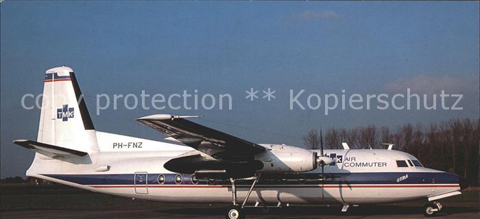 Flugzeuge Zivil TMK Air Commuter Fokker F27 Mk600 c/n 1
