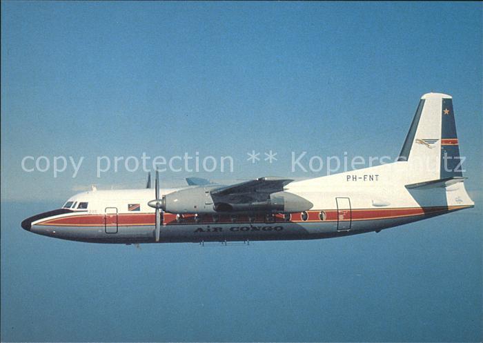 Flugzeuge Zivil Air Congo Fokker F27 Mk600 PH-FNT