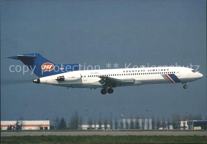 Flugzeuge Zivil Jugoslav Airlines Boeing 727-200 YU-AKG