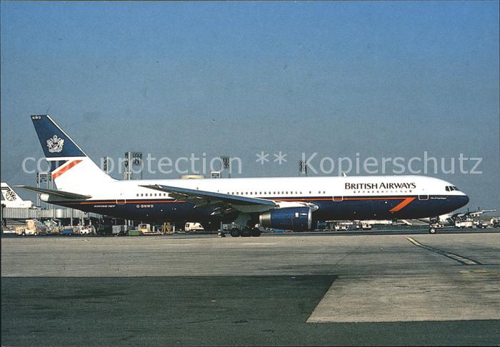 Flugzeuge Zivil British Airways Boeing 767-300 ER G-BNWD