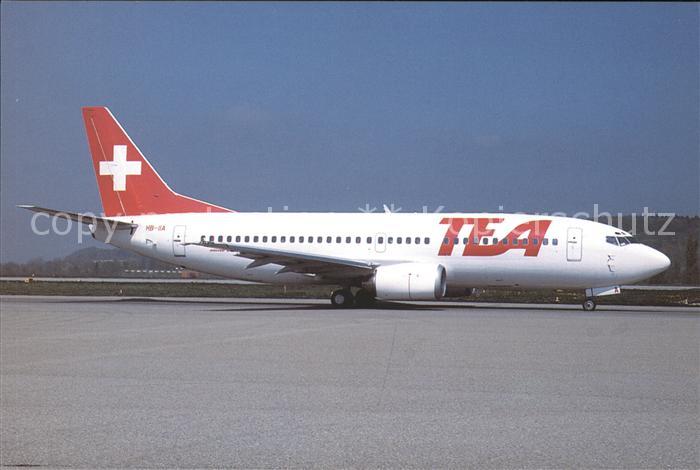 Flugzeuge Zivil TEA Boeing 737 3M8 HB-IIA c/n 24023