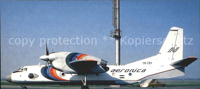 Flugzeuge Zivil Aeronica Antonov 32 YN-CBV