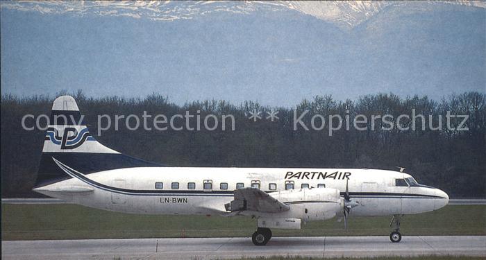 Flugzeuge Zivil Partnair Convair 580 LN-BWN