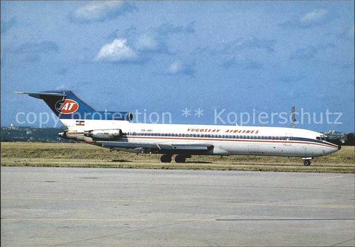 Flugzeuge Zivil Yugoslav Airlines Boeing 727-200 YU-AKI