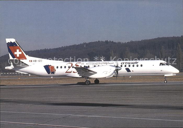Flugzeuge Zivil Crossair Saab 2000 HB-IZZ c/n 2000-048