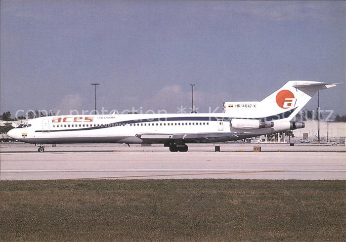 Flugzeuge Zivil Aces Colombia Boeing 727-212 HK-4047-X c/n 21458/1327